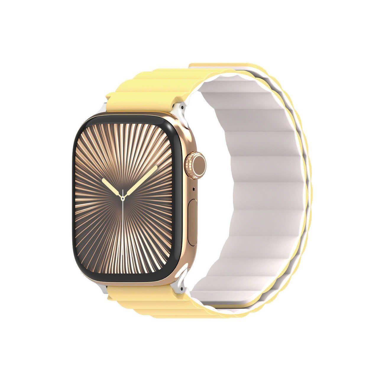 Dây Apple Watch Silicone Dux Ducis Series SD 40/41-Yellow/Starlight