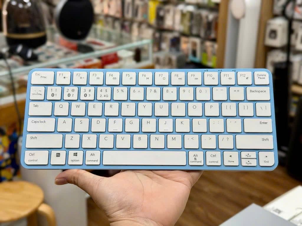 Bàn Phím Ultra Thin X520-Xanh