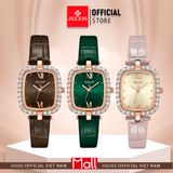  Julius Official đồng hồ nữ Julius JA-1428 dây da 