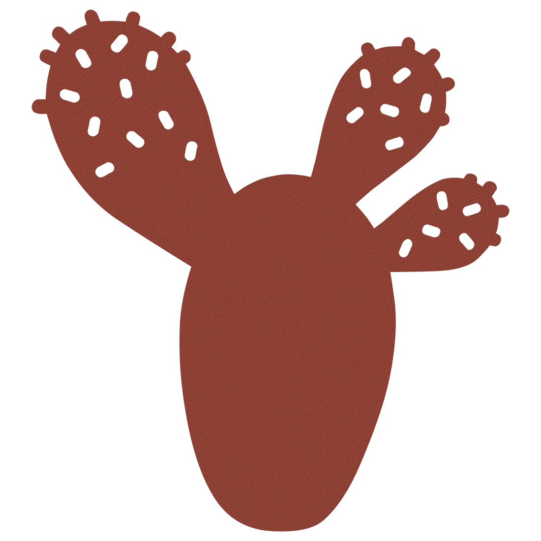 Khay BOUQUET SAUVAGE Cactus 25,5 x 24