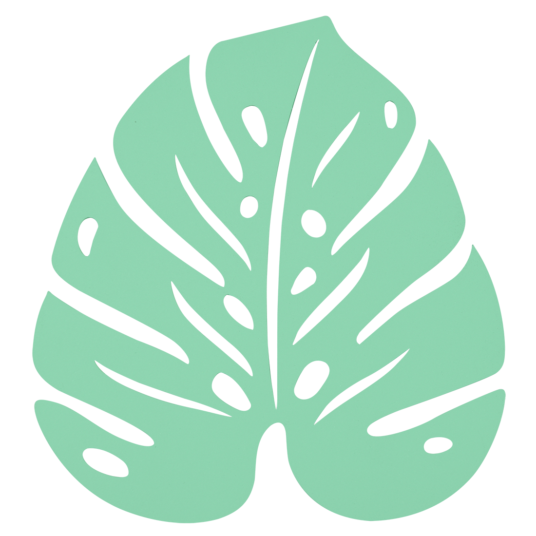 Khay BOUQUET SAUVAGE - MONSTERA 24 x 22