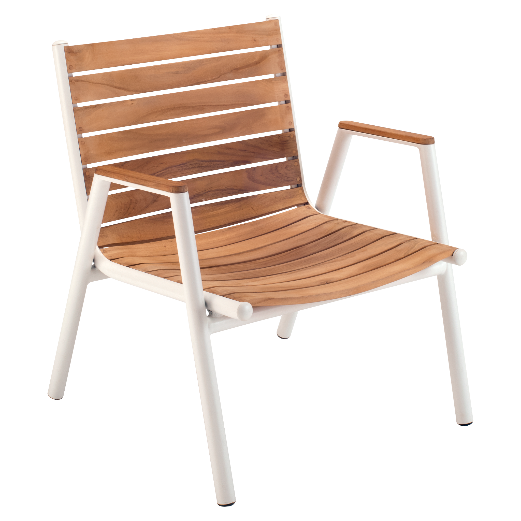 PILOTIS Teak Low Armchair