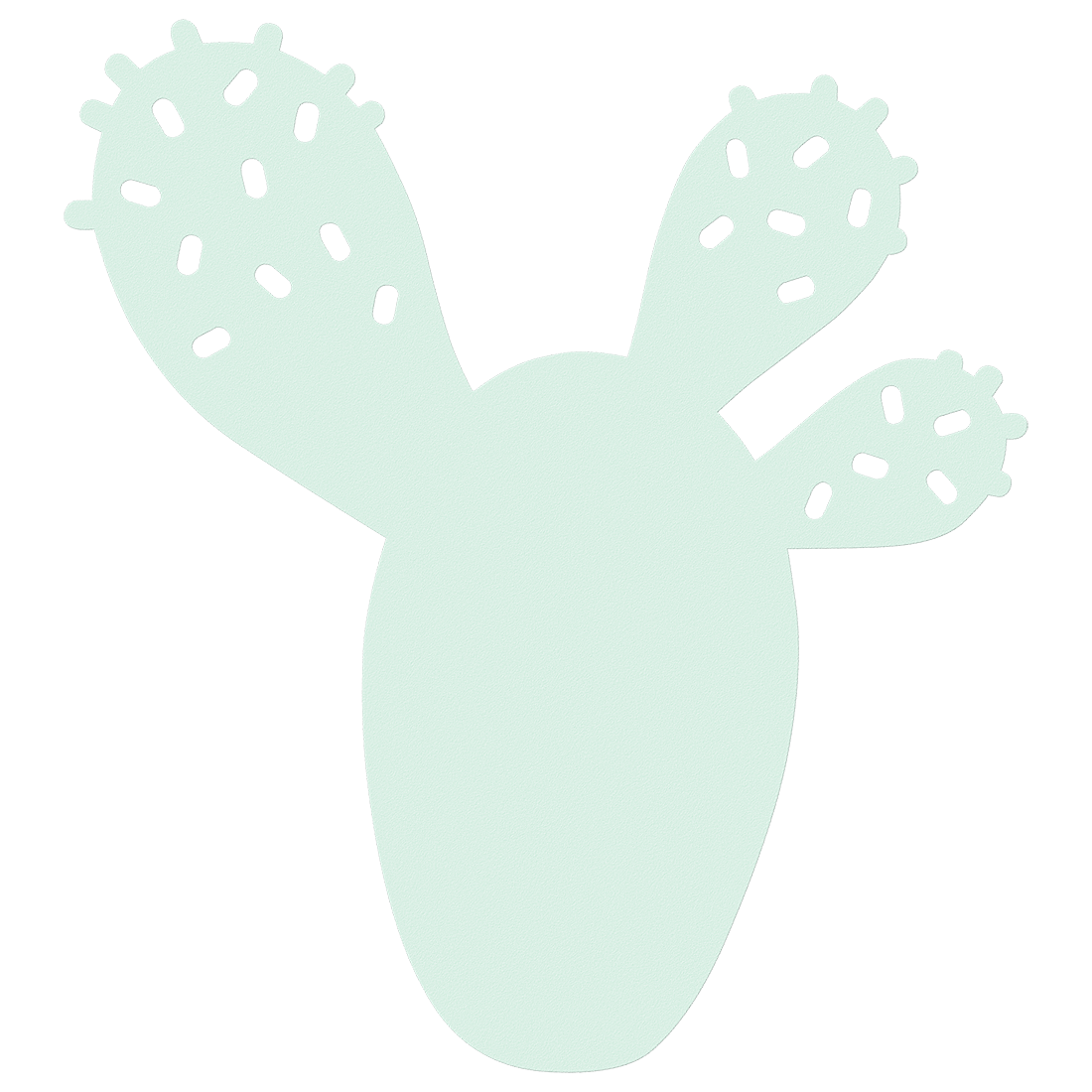Khay BOUQUET SAUVAGE Cactus 25,5 x 24