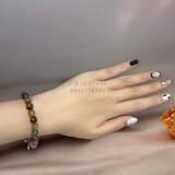 Vòng đá thạch anh ưu linh đa sắc (phân tầng)