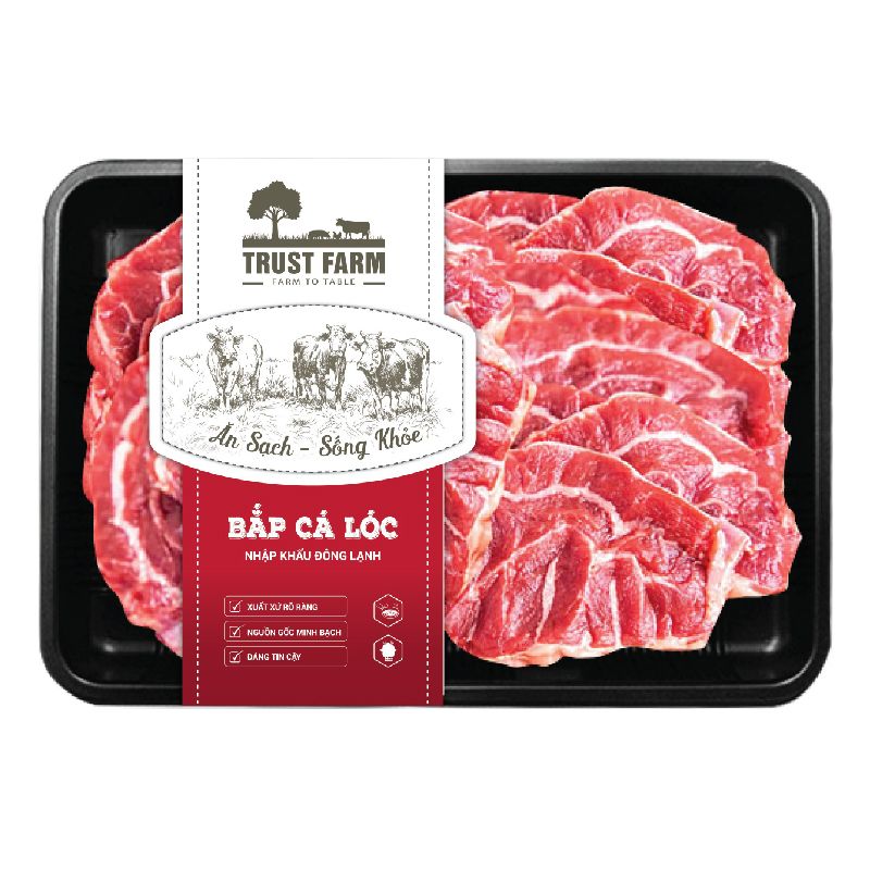 BẮP BÒ NHẬP KHẨU ĐÔNG LẠNH TRUST FARM (KHAY 300G) - ÚC