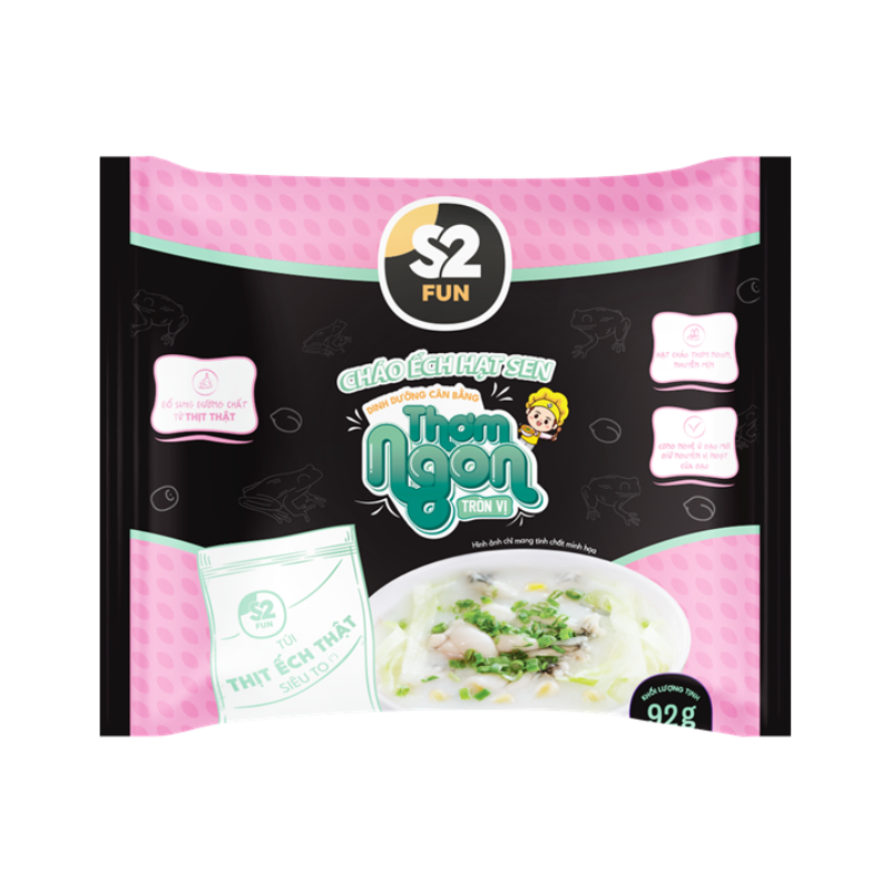 S2 FUN CHÁO ẾCH HẠT SEN
