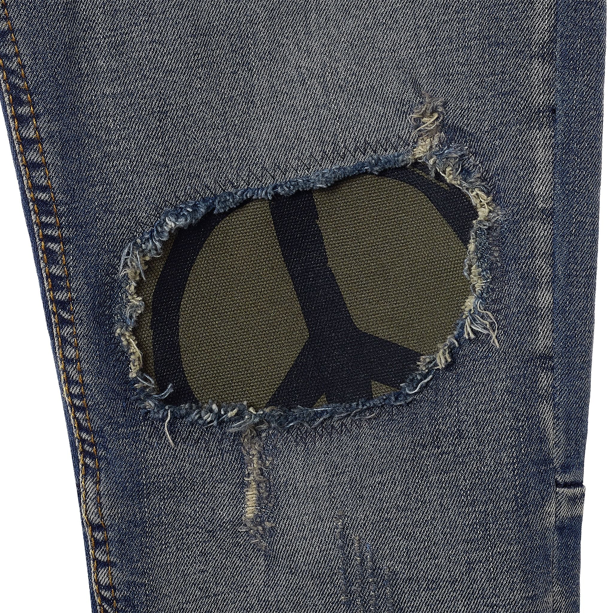 SLIM-SKINNY JEAN - DIRT INDIGO CANVAS REBUILT