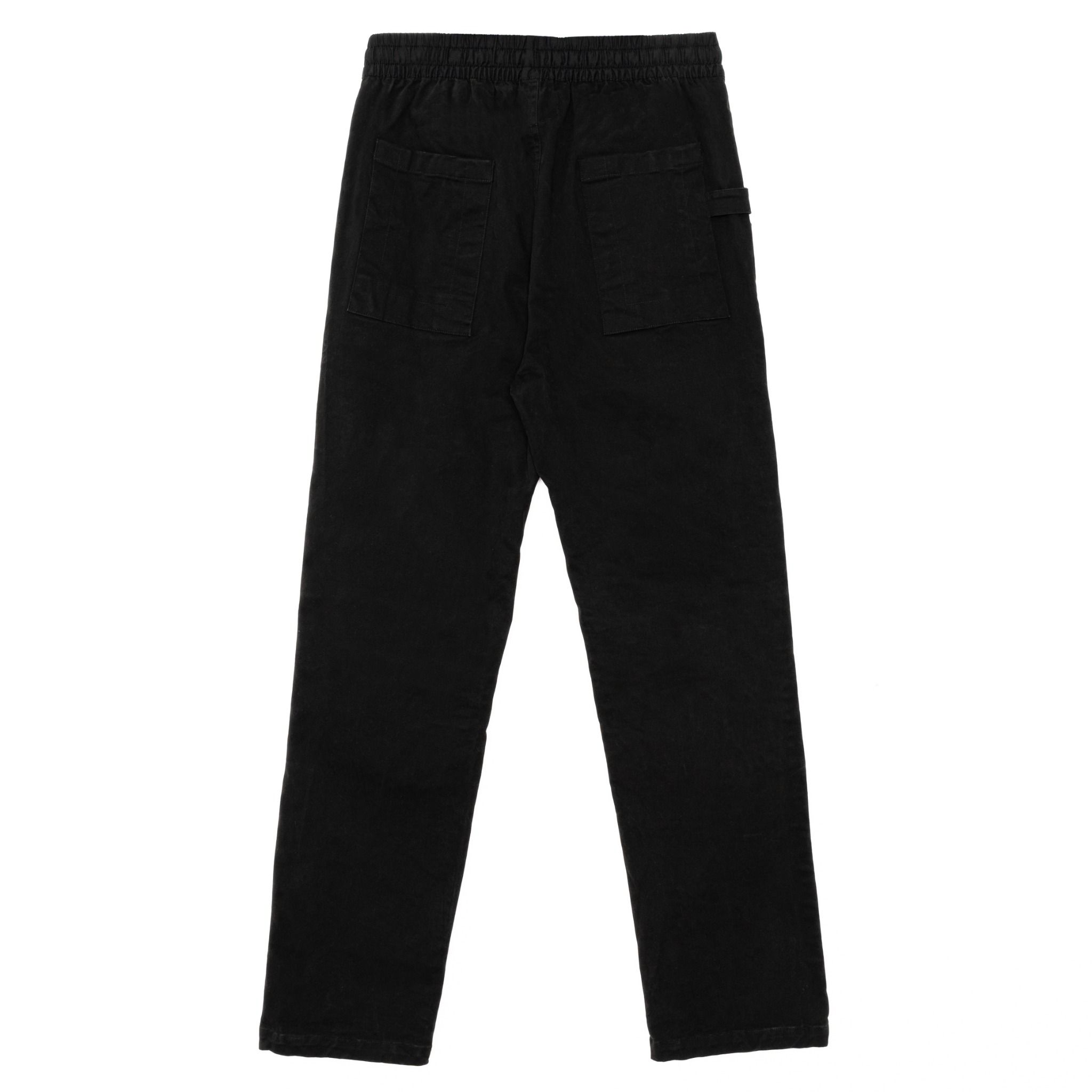 LOOSE HYBRID CARGO PANTS - BLACK