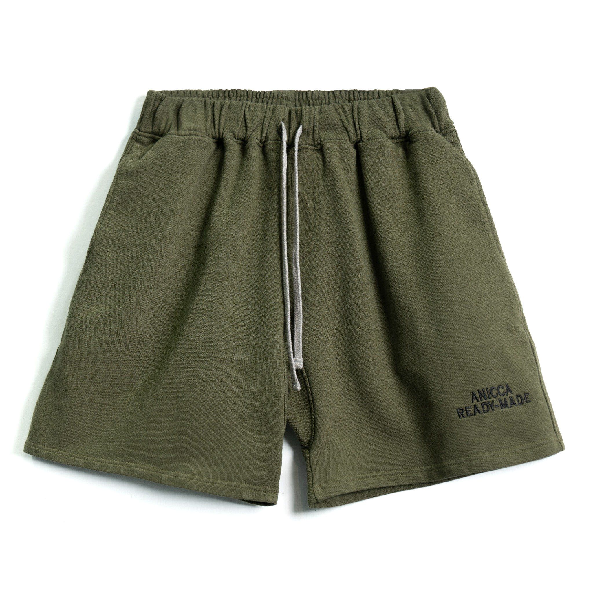 GUSSETED SHORTS - DARK GREEN