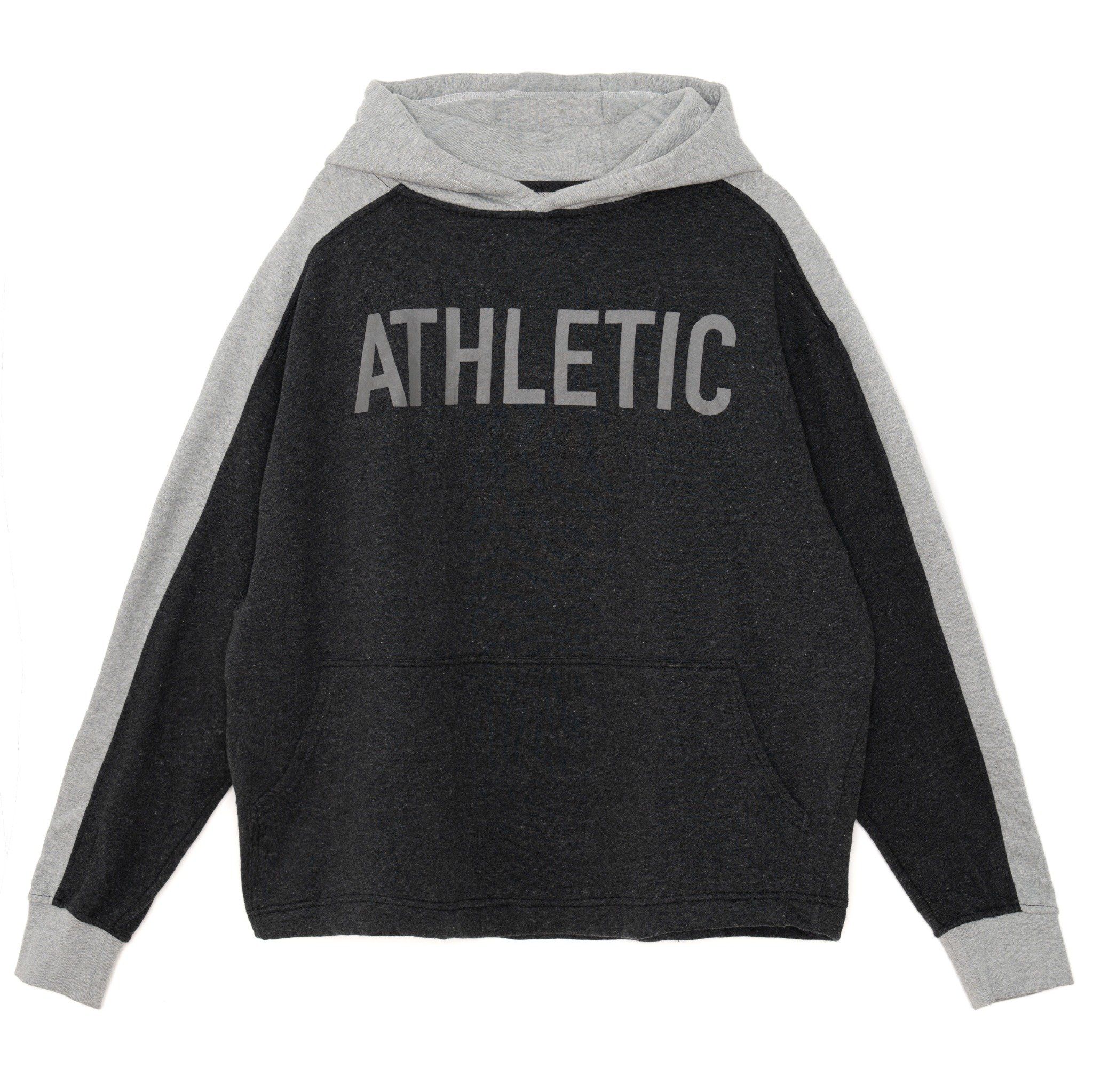 VINTAGE ATHLETIC HOODIE - MIXED GREY