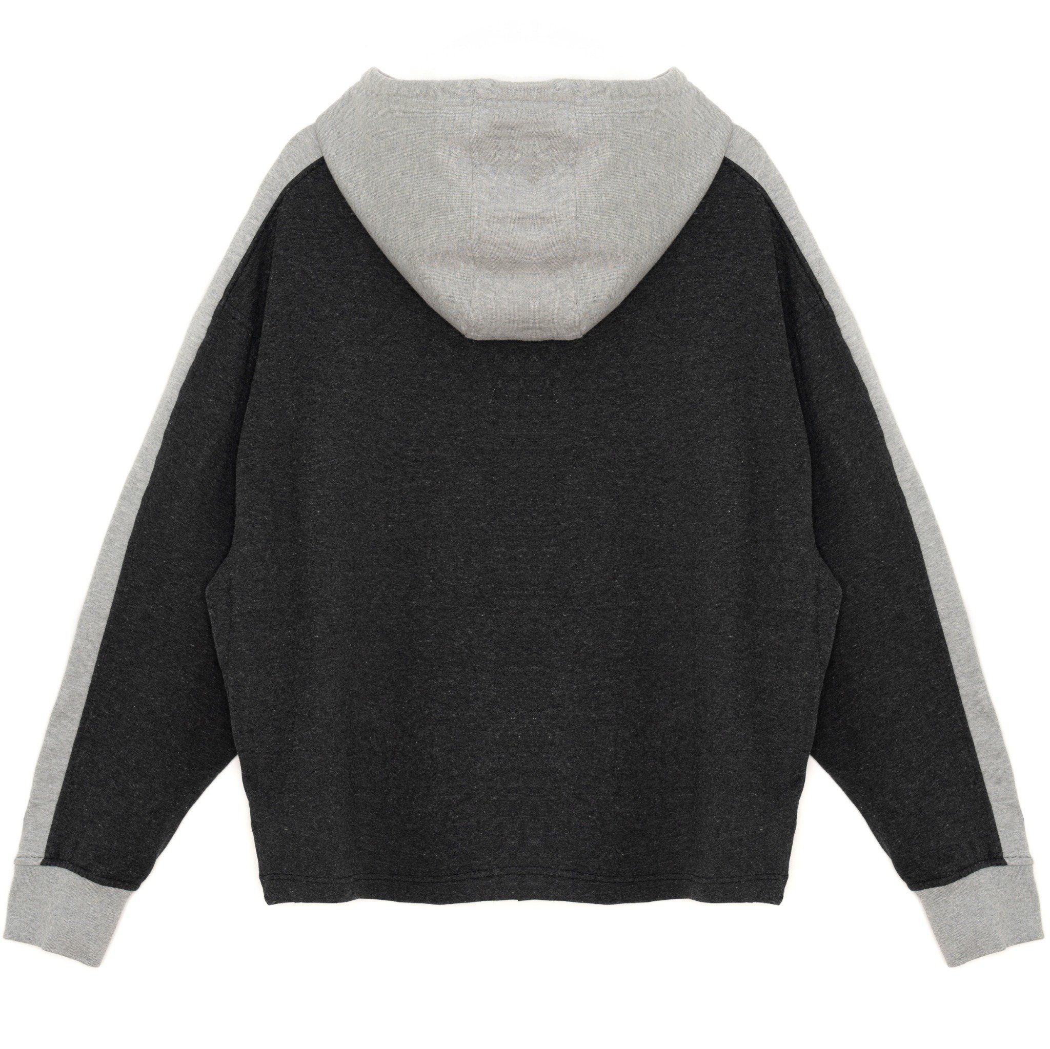 VINTAGE ATHLETIC HOODIE - MIXED GREY