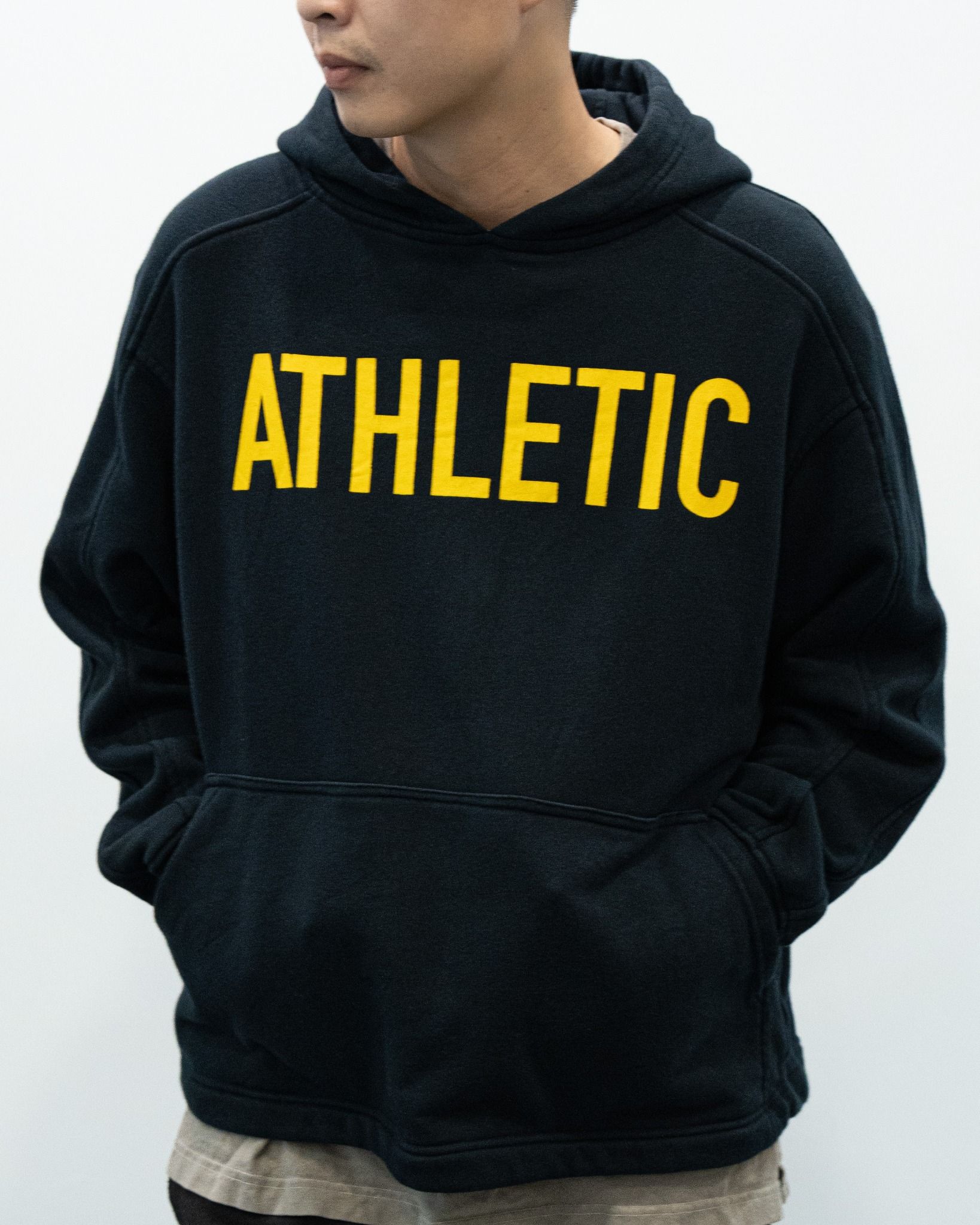 VINTAGE ATHLETIC HOODIE - NAVY