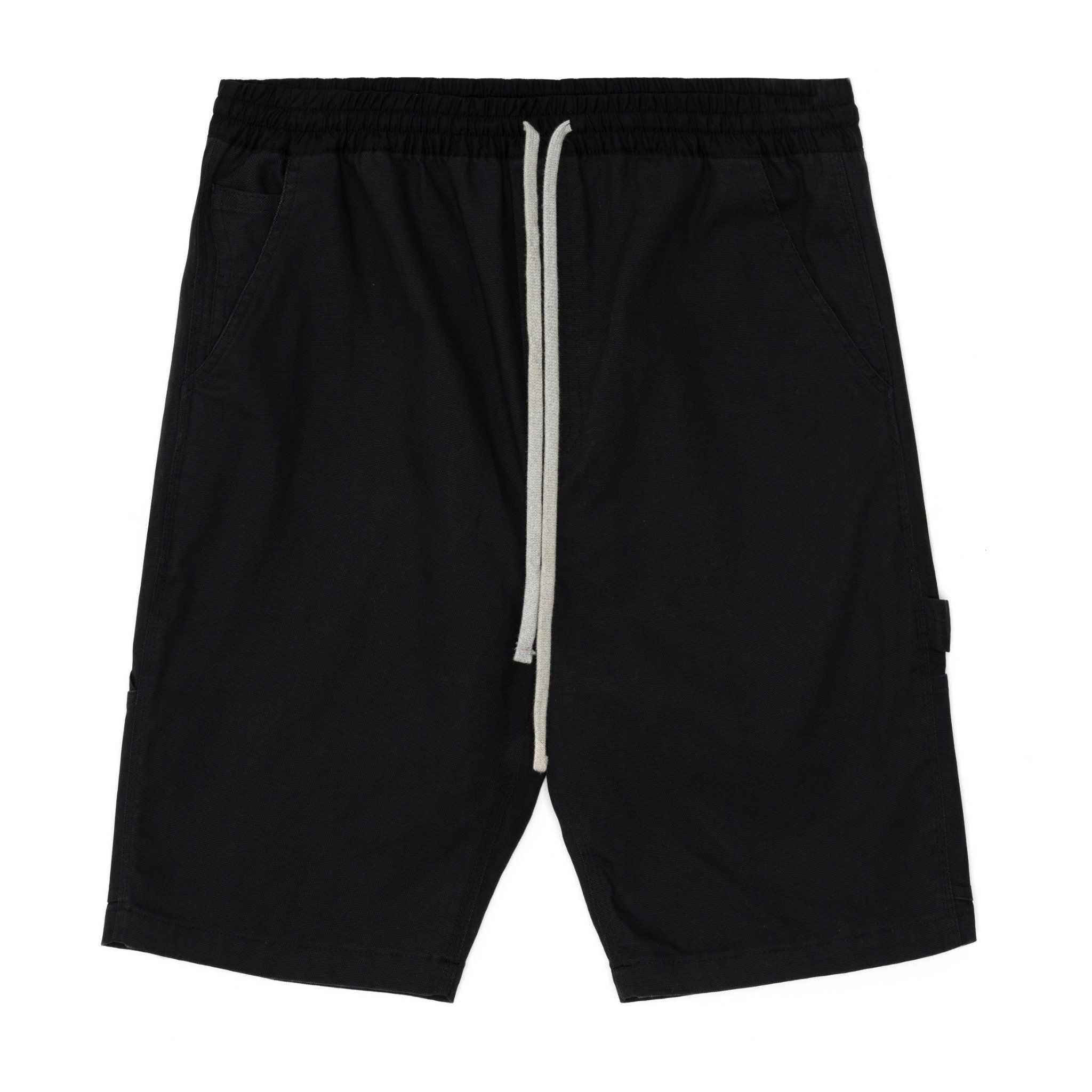DRAWSTRING WORK SHORTS - BLACK