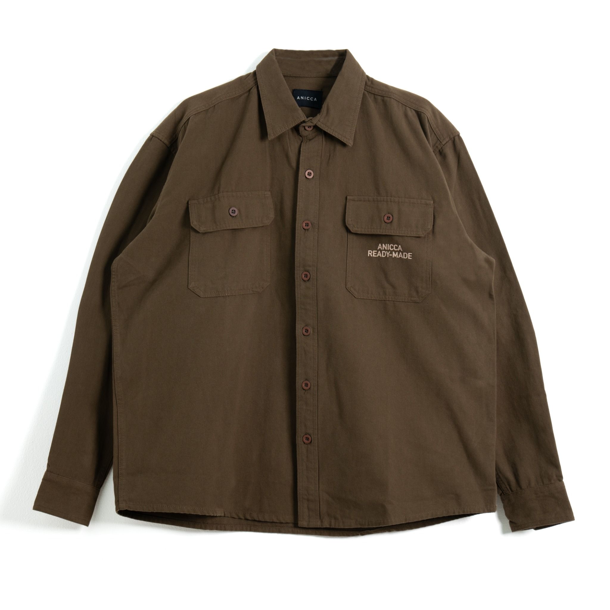 LONG SLEEVE CANVAS SHIRT - MILLBROOK