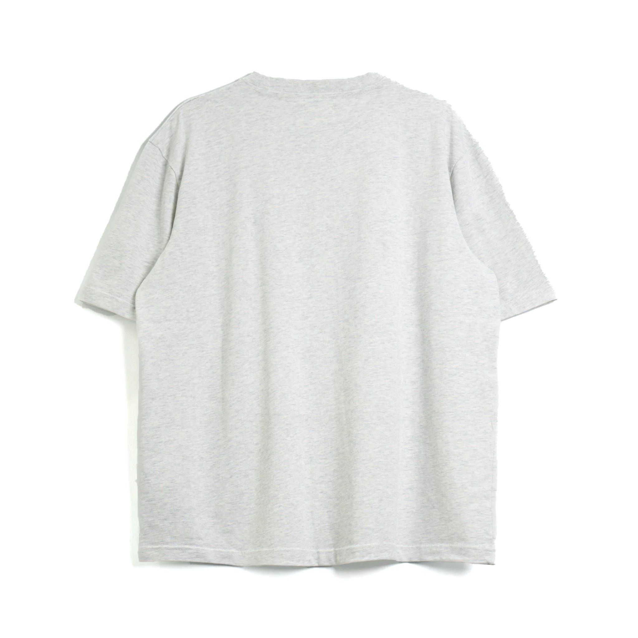 BLANK TEE - LIGHT HEATHER GREY