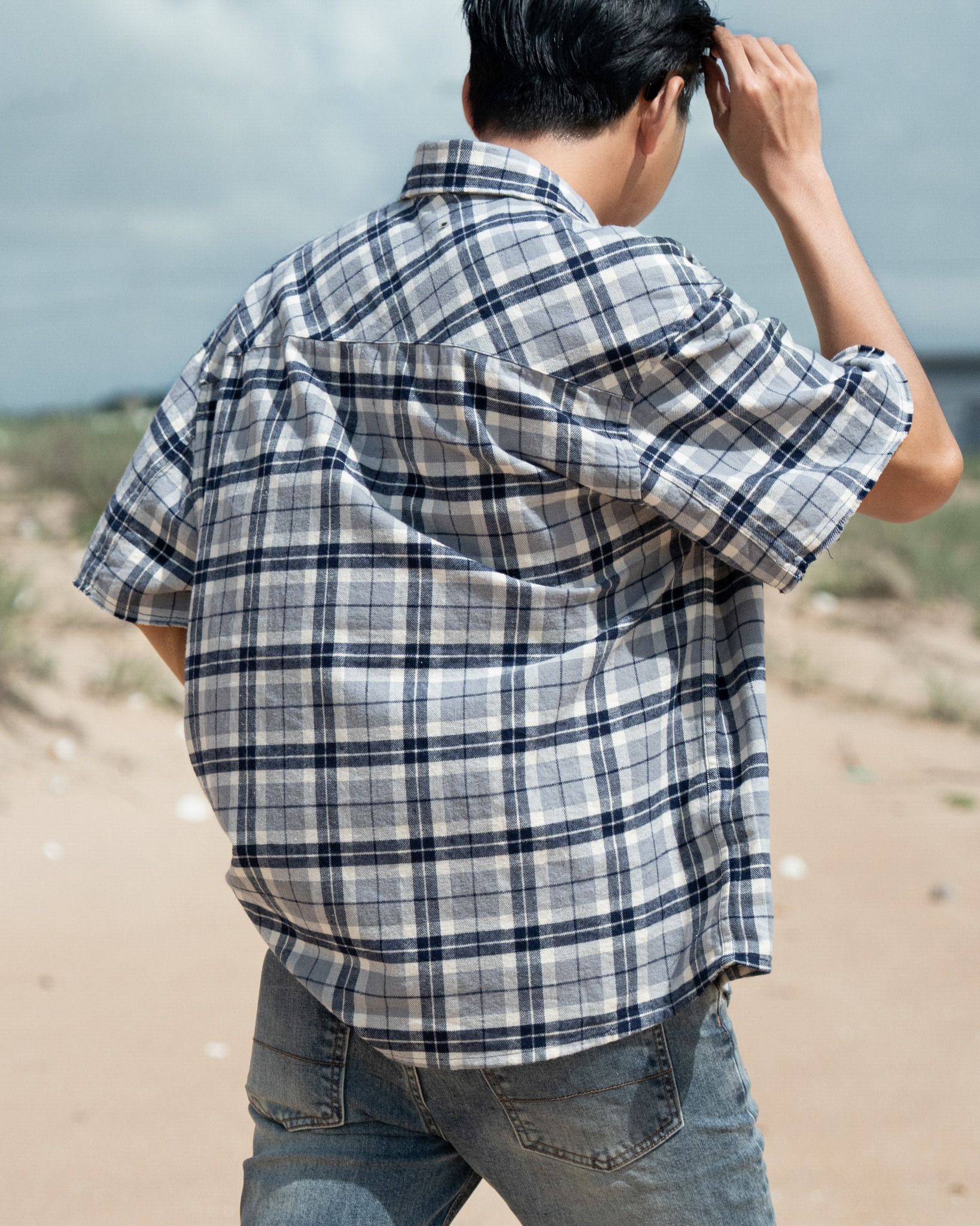 CUT OFF SHIRT - CHAMBRAY