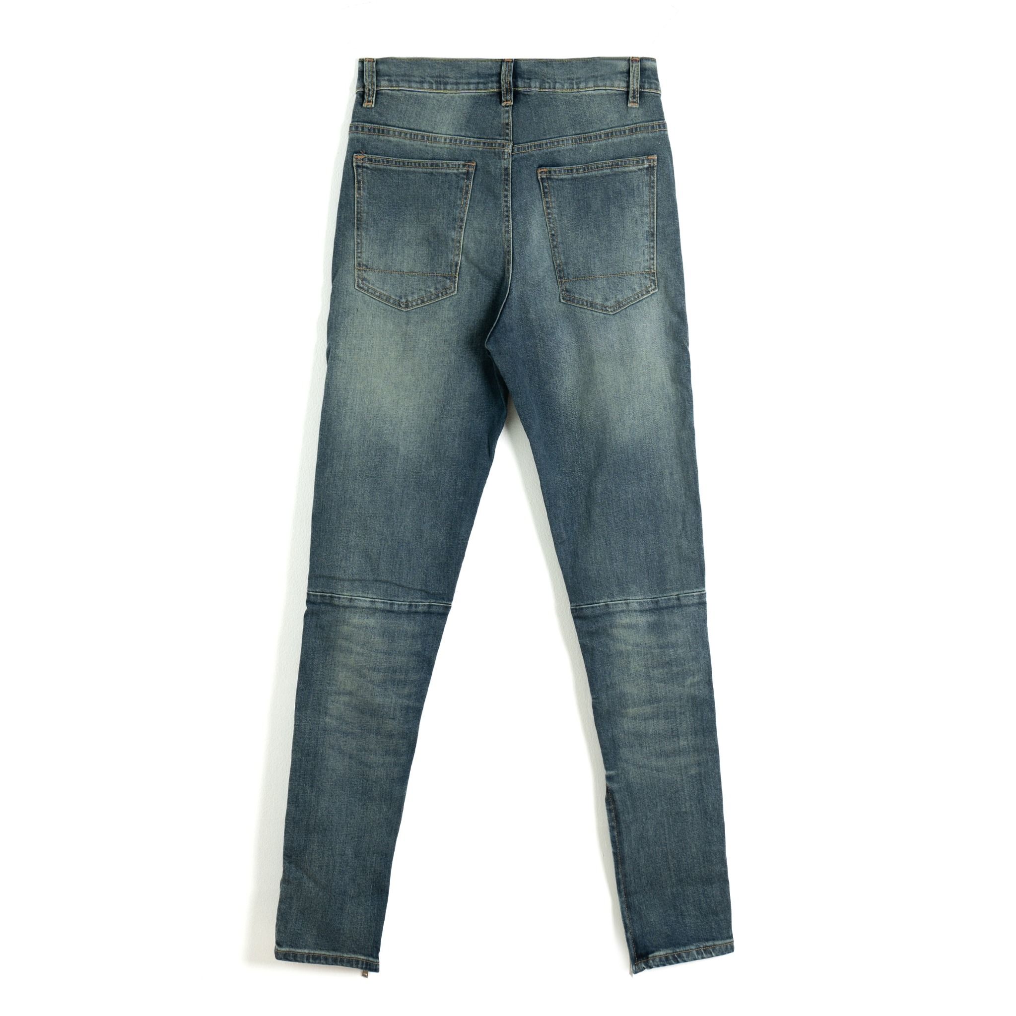SLIM-SKINNY ZIPPER JEAN - INDIGO