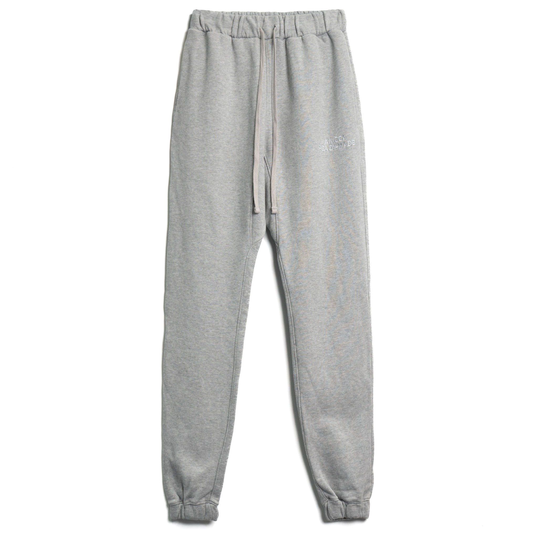 GUSSETED SWEATPANTS - HEATHER GREY