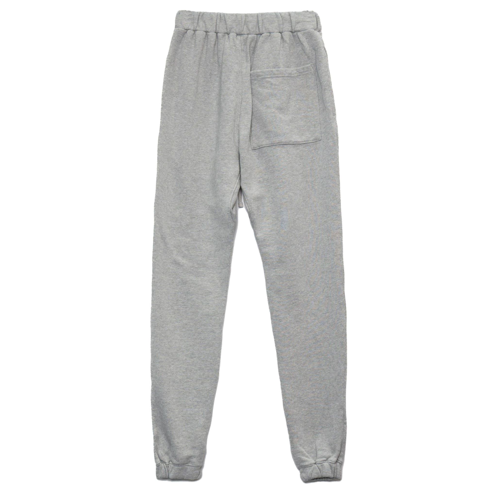 GUSSETED SWEATPANTS - HEATHER GREY