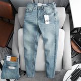 Quần Jean Nam ZARA XANH WAS CXZR004 Lót Viền Ống Form SlimFit Mềm Mịn Co Giãn Hàng Xịn Chính Hãng CÓ BIG SIZE