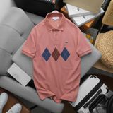Áo Thun Nam Polo LCST CÁ SẤU SLIMFIT – PHỐI VIỀN & HỌA TIẾT KIM CƯƠNG ĐẲNG CẤP