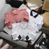 Áo Thun Nam Polo LCST CÁ SẤU SLIMFIT – PHỐI VIỀN & HỌA TIẾT KIM CƯƠNG ĐẲNG CẤP