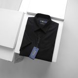 Áo Sơ Mi Nam Tay Ngắn Cộc Tay BASIC POLO RALPH LAUREN Cổ Sơ Mi Hàng Xuất Xịn Cao Cấp Form SlimFit Vải Gân Kim