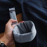 Quần Jean Nam Dáng Dài LV 511 PREMIUM Màu Navy Xanh Đá Form SlimFit Mềm Mịn Co Giãn Hàng Xuất Xịn Có Big Size