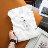 Áo Thun Nam Cổ Ôm Tròn, Áo Phông BASIC CÁ RED MOUTH FRANCE LIMITED Coton Pique Hàng Hiếm xịn Chính Hãng T- shirt S2025