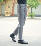 Quần Tây Nam - Quần Âu BURBERRY LOGO TÚI VIỀN DÂY Ống Dài Dáng Ôm Chất Co Giãn Dễ Chịu Chống Nhăn Hàng Xuất Xịn Cực Sang