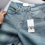 Quần Jean Nam ZARA XANH WAS CXZR004 Lót Viền Ống Form SlimFit Mềm Mịn Co Giãn Hàng Xịn Chính Hãng CÓ BIG SIZE