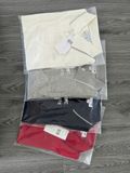 Áo Thun Nam Polo Ngắn Tay LCST CỔ PHỐI VIỀN XÁM, Form Slim-Fit, chất vải Dệt Kim dày dặn Hàng Xịn Chuẩn Hãng Cao Cấp
