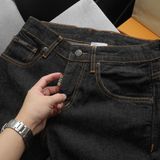 Quần Jean Nam BUR Slimfit Hàng Chuẩn – Có Big Size | Màu Xám Muối Tiêu & Đen Muối Tiêu