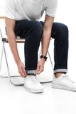Quần Jean Nam Dáng Dài LV 511 PREMIUM Màu Navy Xanh Đá Form SlimFit Mềm Mịn Co Giãn Hàng Xuất Xịn Có Big Size