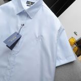 Áo Sơ Mi Nam Tay Ngắn Cộc Tay BASIC POLO RALPH LAUREN Cổ Sơ Mi Hàng Xuất Xịn Cao Cấp Form SlimFit Vải Gân Kim