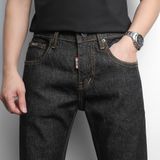 Quần Jean Nam BUR Slimfit Hàng Chuẩn – Có Big Size | Màu Xám Muối Tiêu & Đen Muối Tiêu