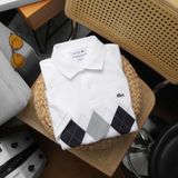Áo Thun Nam Polo LCST CÁ SẤU SLIMFIT – PHỐI VIỀN & HỌA TIẾT KIM CƯƠNG ĐẲNG CẤP
