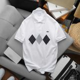Áo Thun Nam Polo LCST CÁ SẤU SLIMFIT – PHỐI VIỀN & HỌA TIẾT KIM CƯƠNG ĐẲNG CẤP