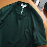 Áo Thun Phông Nam Cổ Tròn Logo Cùng Màu LCST VIỀN CỔ XANH FRANCE LIMITED Hàng Xuất Xịn có big size