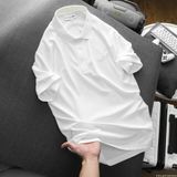 Áo Thun Nam Slimfit POLO BASIC LCST GOLF TRƠN khuy màu Xà Cừ Logo thêu dáng dài 6 màu hàng xuất xịn Có Big Size