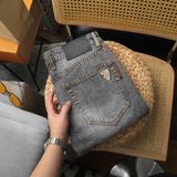 Quần Jean Nam BUR Slimfit Hàng Chuẩn – Có Big Size | Màu Xám Muối Tiêu & Đen Muối Tiêu