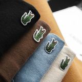 Áo Thun Nam Polo Len Tay Dài LCST Cá Xanh Trơn Basic Thu Đông Vải Len May Không Mối Nối Hàng Hiệu Hiếm Xin Có Big Size