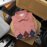 Áo Thun Nam Polo LCST CÁ SẤU SLIMFIT – PHỐI VIỀN & HỌA TIẾT KIM CƯƠNG ĐẲNG CẤP