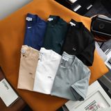 Áo Thun Nam Cổ Ôm Tròn, Áo Phông BASIC CÁ RED MOUTH FRANCE LIMITED Coton Pique Hàng Hiếm xịn Chính Hãng T- shirt S2025