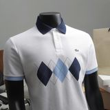 Áo Thun Nam Polo LCST CÁ SẤU SLIMFIT – PHỐI VIỀN & HỌA TIẾT KIM CƯƠNG ĐẲNG CẤP