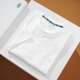 Áo Thun Phông Nam Cổ Tròn Logo Cùng Màu LCST VIỀN CỔ XANH FRANCE LIMITED Hàng Xuất Xịn có big size