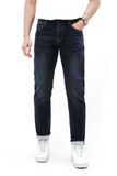 Quần Jean Nam Dáng Dài LV 511 PREMIUM Màu Navy Xanh Đá Form SlimFit Mềm Mịn Co Giãn Hàng Xuất Xịn Có Big Size