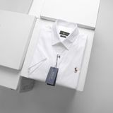 Áo Sơ Mi Nam Tay Ngắn Cộc Tay BASIC POLO RALPH LAUREN Cổ Sơ Mi Hàng Xuất Xịn Cao Cấp Form SlimFit Vải Gân Kim