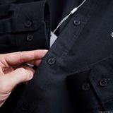 Áo sơ mi Nam dài tay LCST KHÔNG TÚI Vải OXFORD CHỐNG NHĂN Ko Cần Ủi Form SlimFit cổ cài khuy Hàng Xuất Xịn Chuẩn Hãng