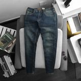 Quần Jean Nam BURBERRY BBR515 Màu Xanh Rêu Hiếm Xịn Form SlimFit Dáng Đứng Ống Suông, Mềm Mịn Co Giãn Hàng Xuất Xịn Có Big Size